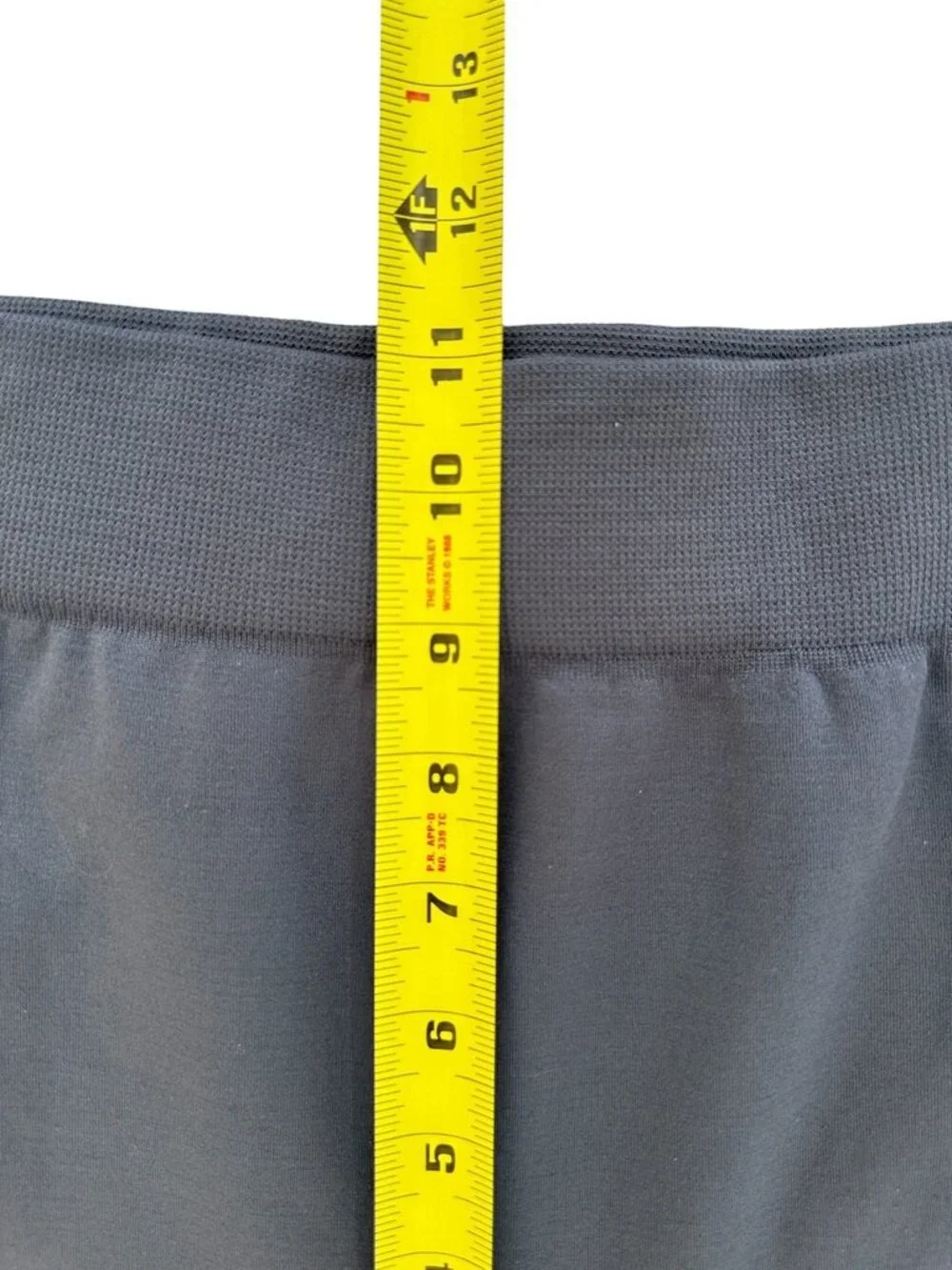 Thrill Maternity Dark Gray Fleece Lined Leggings One Size Stretch High Waist OS